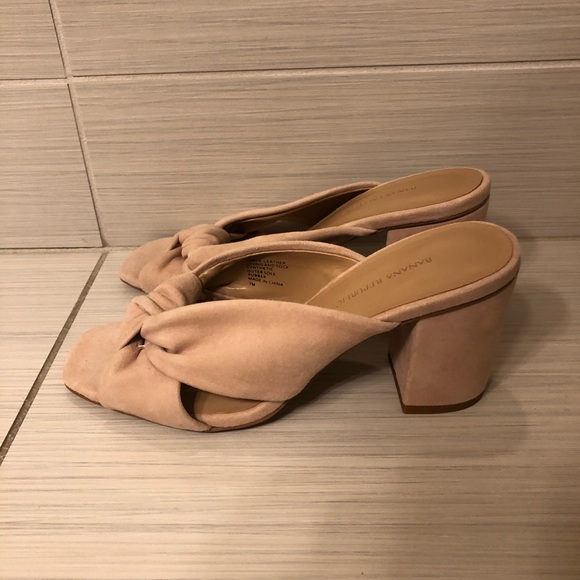 New Banana republic peep toe knot mule - Picture 5 of 5